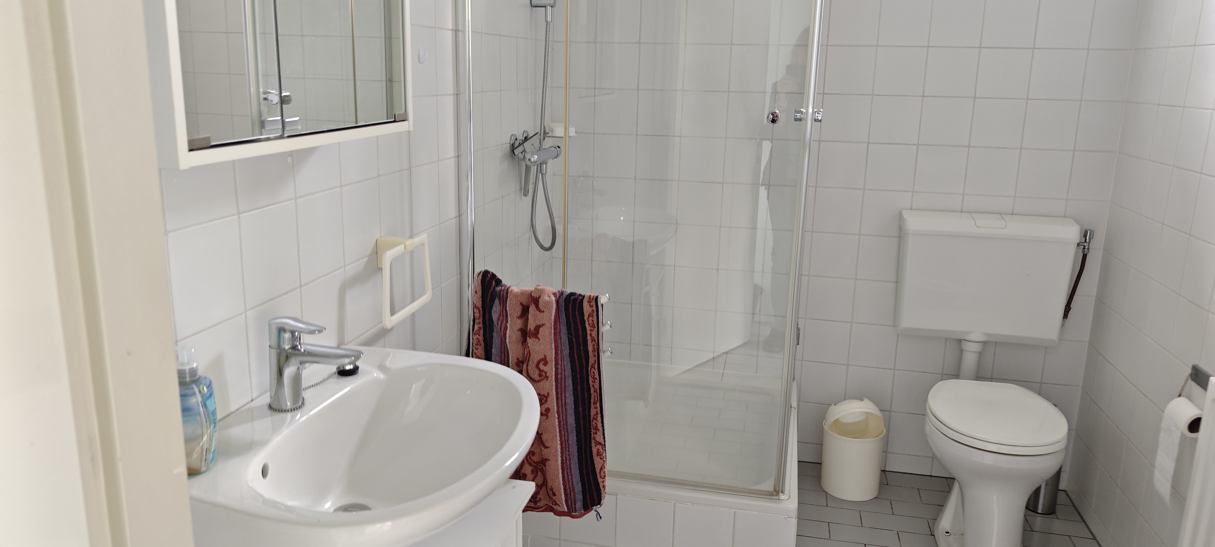 Badezimmer mit Dusche